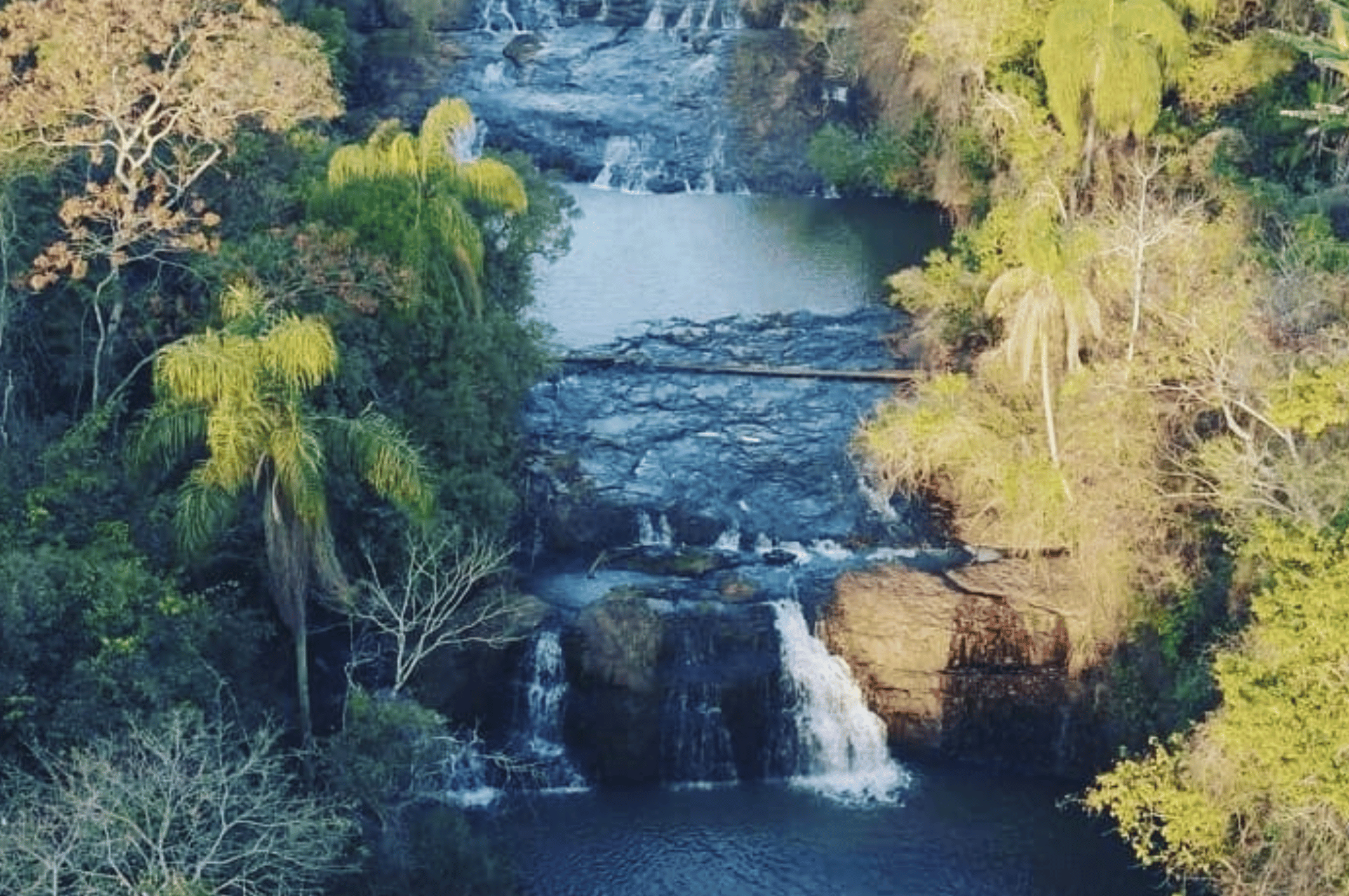 cachoeira escorregador em brotas sp